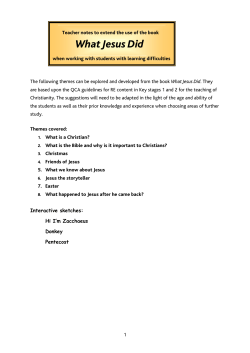 What Jesus Did - Scripture Union