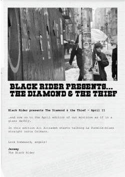 April 11 - Black Rider Press