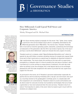 How Millennials Could Upend Wall Street and Corporate America