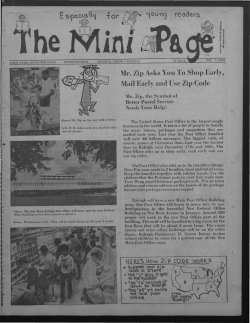 l\fail Early and Use Zip Code