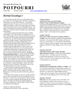 POTPOURRI - Austin Herb Society