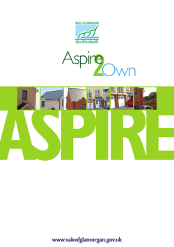 Aspire2Own Booklet - Vale of Glamorgan Council