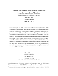 Microsoft Research Technical Report MSR-TR-2001-81