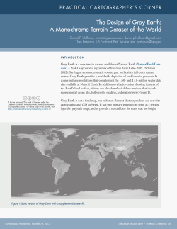 The Design of Gray Earth: A Monochrome Terrain Dataset of the World