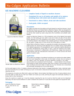 Ice Machine Cleaners - Nu