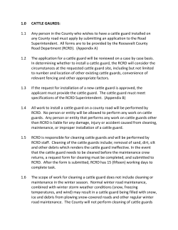 Cattle Guard Permit