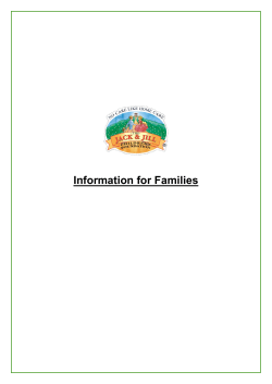 Information for Families