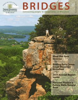 2011 Annual Report - Natural Resources Foundation of Wisconsin