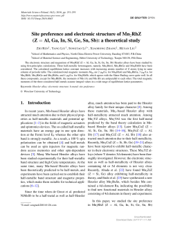 Site preference and electronic structure of Mn2RhZ (Z = Al, Ga, In, Si