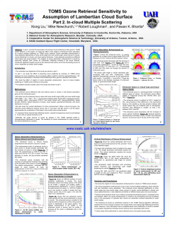 TOMS Ozone Retrieval Sensitivity to Assumption of Lambertian