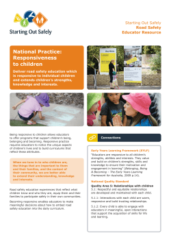 National Practice: Responsiveness to children