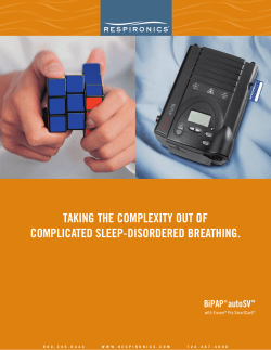 BiPAP Auto SV Brochure