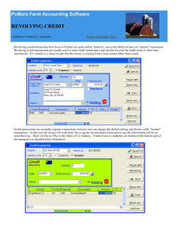 revolving credit - Iowa Farm Business Association