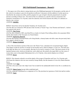 Round 4 - High School Quizbowl Packet Archive