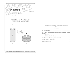 moments of inertia, principal moments