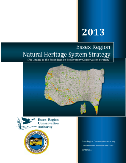 Town of Tecumseh Natural Heritage Feature Inventory
