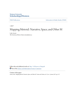 Mapping Metroid: Narrative, Space, and Other M