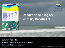 Impact of Mining on Primary Producers