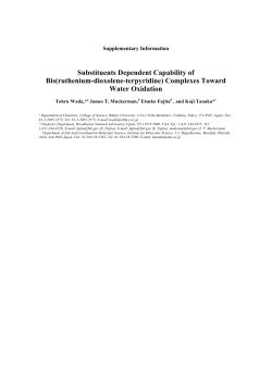 Supplementary Information - Royal Society of Chemistry