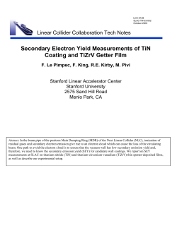Secondary Electron Yield Measurements of TiN Coating and TiZrV