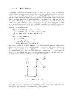 1 Breadth-First Search - People @ EECS at UC Berkeley