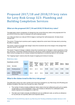InfoPack 323 Plumbing and Building Completion