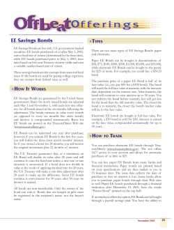 EE Savings Bonds