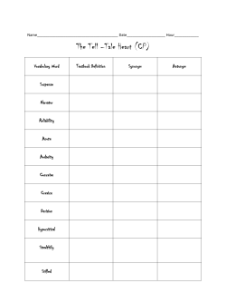 The Tell &ndash;Tale Heart (CP)