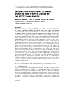 engineering sketching, gesture drawing and