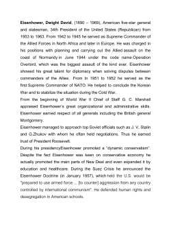 Eisenhower, Dwight David