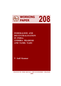 Full Paper() - Institute for Social and Economic Change