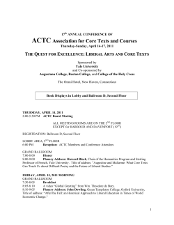 2011_ACTC_17th_Annual_Conference_Agenda