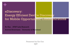 eDiscovery: Energy Efﬁcient Device Discovery for Mobile