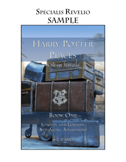 Free Sample - Harry Potter Places