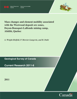 Mass changes and element mobility associated with