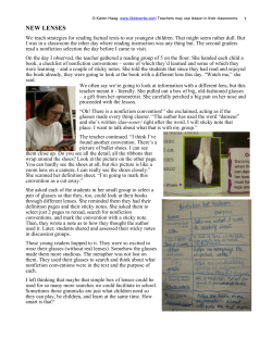 Nonfiction Text Features