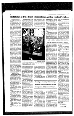 Sculptures at Pine Bush Elementary: Art for content`s sake