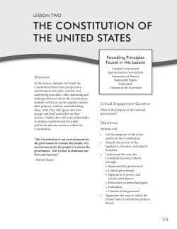 the constitution of the united states