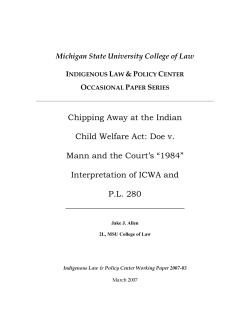 Doe V. Mann - Michigan State University College of Law