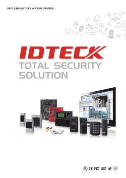 IDTECK_ISC WEST 2014 Catalog