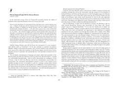 180 Why the Peripheral Peoples Did Not Become Russians