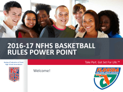 2016-17 nfhs basketball rules power point