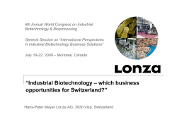 Industrial Biotechnology