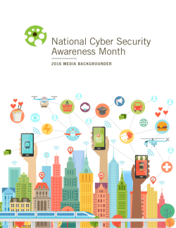 2016 MEDIA BACKGROUNDER - National Cyber Security Alliance