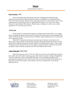 Book Summary: Slob Owen is the largest and smartest kid in his