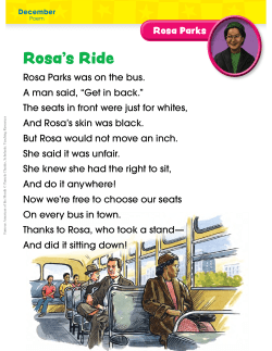Rosa`s Ride - Scholastic