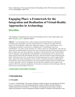 a Framework for the Integration and Realisation of Virtual