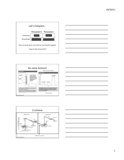 Let`s Compare&hellip; Do some Science! Z