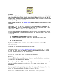 Criteria and Application