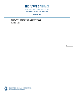 Here - The Clinton Foundation